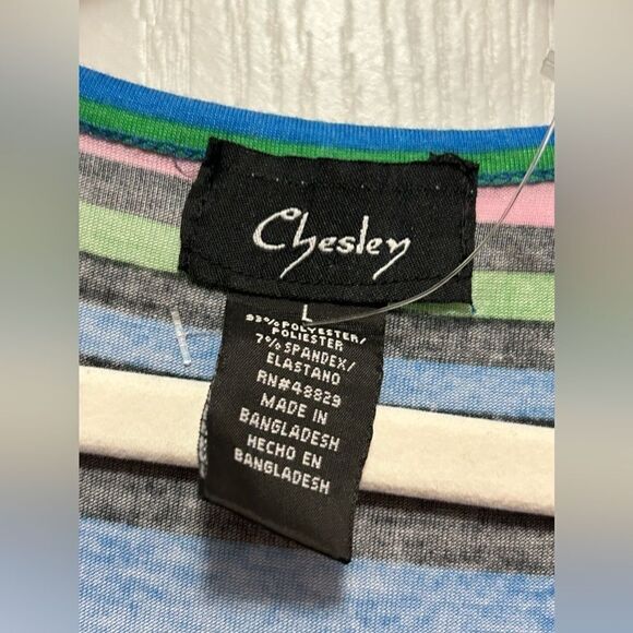 Chesley womens L rainbow striped multicolored maxi dress colorful retro slit EUC - Picture 3 of 14